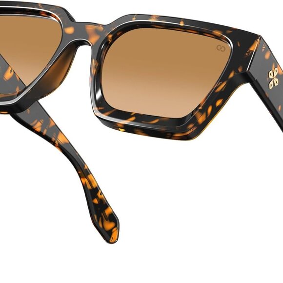 Unisex Sunglasses 100% UV400 Protection Rectangle TR90 Y2K Outdoor Fashion - Picture 8 of 9